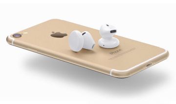 Apple запатентовали беспроводные наушники AirPods для iPhone 7